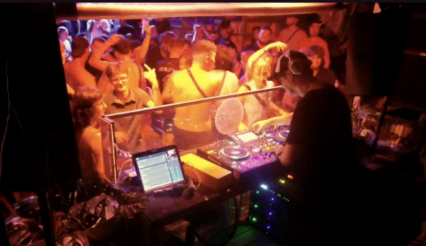 DJ Digital Pilgrimz playing at Escobar Stag 3, on Koh Tao - 17/01/2025